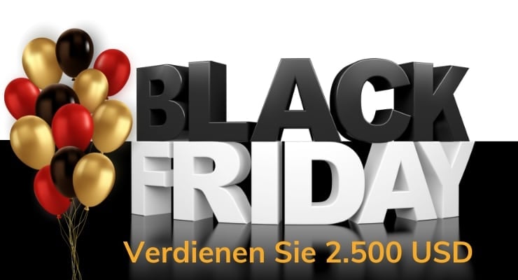 Verdienen Sie 2.500 USD